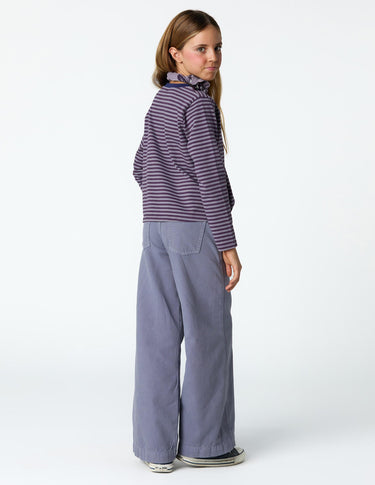 "NN" TROUSERS EMBROIDERED OVERCAST