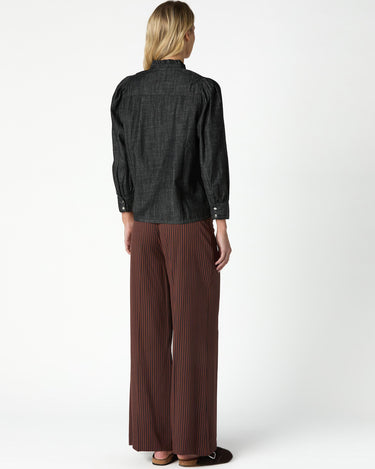 PANTALON RAYAS MARRONES