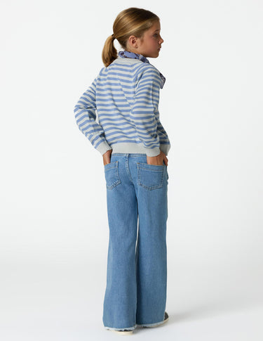 CRISS-CROSS POCKET PANTS BLUE