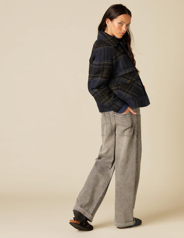 CHAQUETÓN BOLSILLO CUADROS