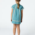 LACE STRAP DRESS POND