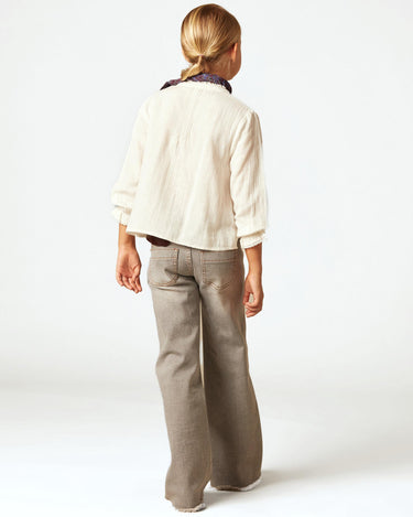 RAW DRAWSTRING SHIRT