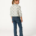 CAMISA BRIGHT FLOWERS BLUE