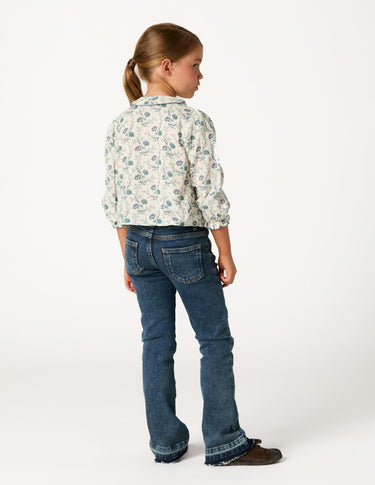 CAMISA BRIGHT FLOWERS BLUE