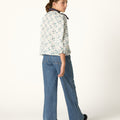CAMISA BRIGHT FLOWERS BLUE