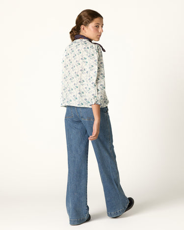 CAMISA BRIGHT FLOWERS BLUE