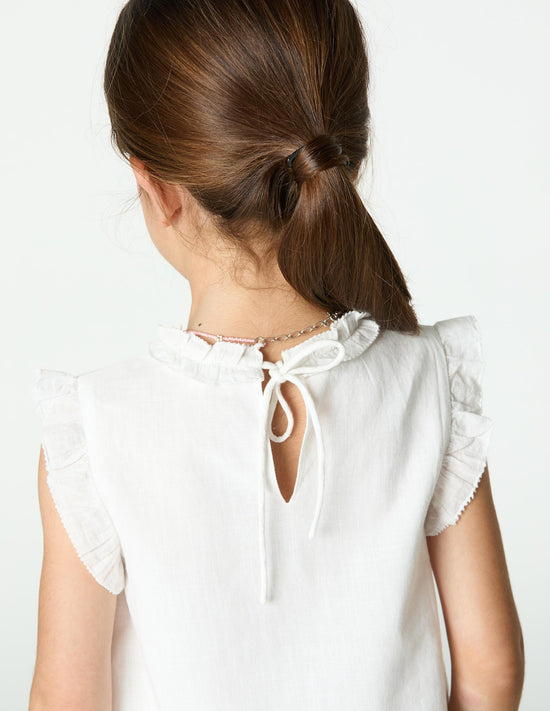 CAMISA BORDADO FLOR