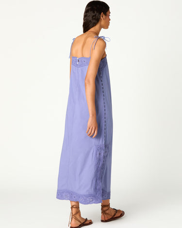 LILAC BRODERIE DRESS