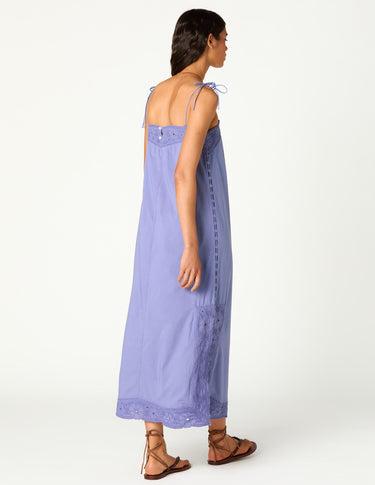LILAC BRODERIE DRESS