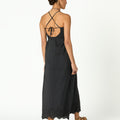 ANTHRACITE STRAPPY DRESS