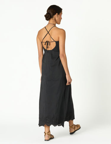 ANTHRACITE STRAPPY DRESS