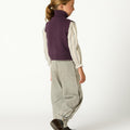 CHALECO CUELLO VUELTO PLUM