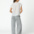 "NN" EMBROIDERED GREY TROUSERS