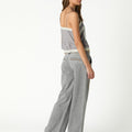 VINTAGE LACE TOP IRON GREY