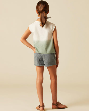 SHORT BOTONES GRIS