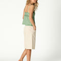 TOP DRAWSTRINGS STRAPS GREEN