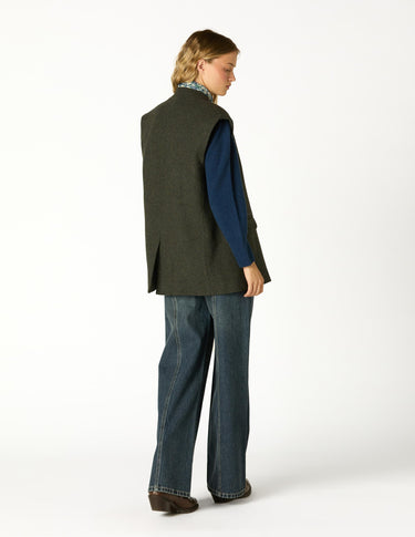 CHALECO OVER SIZE VERDE