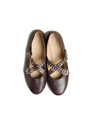BAILARINA TACHAS MARRÓN