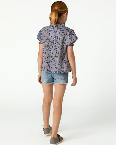 BLUE DENIM SHORTS