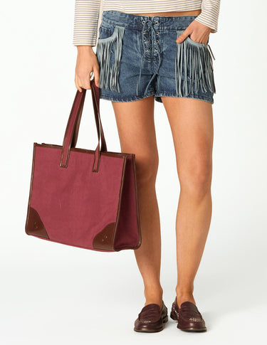 BORDEAUX TWILL STUDENT BAG