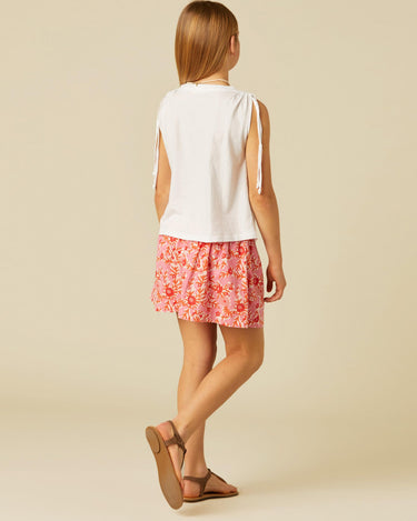 JAPANESE FLOWER PINK SKIRT