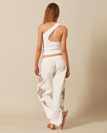 ASYMMETRIC TOP WHITE BACK