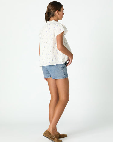 BLUE FLOWER SHIRT