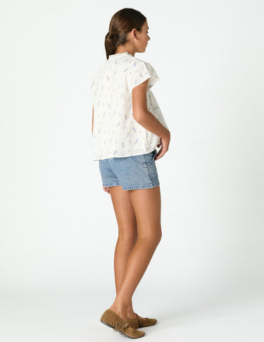 BLUE FLOWER SHIRT