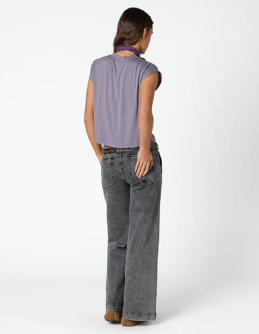 OVERCAST PLEATS T-SHIRT