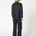 ANTHRACITE PIN TUCK SHIRT