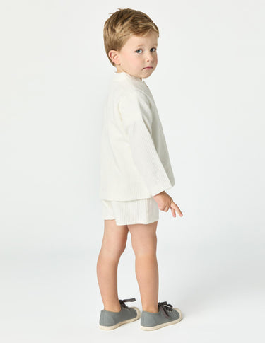 WHITE PIQUÉ JACKET