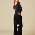 DENIM TIRA BRILLO NEGRO
