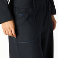PANTALÓN BOLSILLOS PIPING AZUL