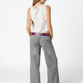 GREY TROUSERS SIDE BUTTONS