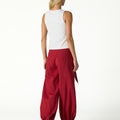 PANTALON BOMBACHO LAZADA ROJO