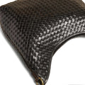 BRAIDED BLACK BAG
