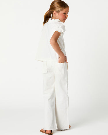 PUFF SLEEVE T-SHIRT WHITE