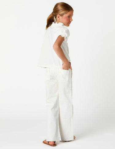 PUFF SLEEVE T-SHIRT WHITE