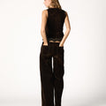 PANTALON FLOCK MARRON