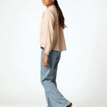 BLUE DENIM POCKET TROUSERS