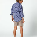 CAMISA PRINT BUTI BLUE