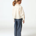 HERRINGBONE EMBROIDERED SHIRT