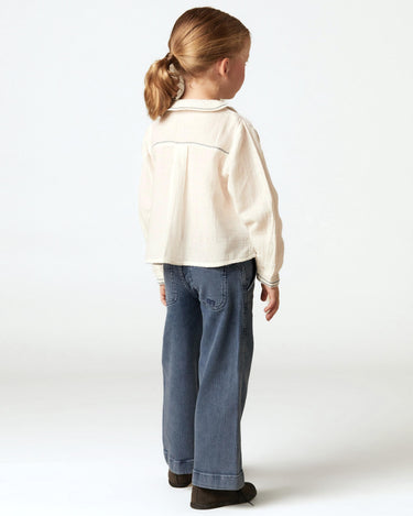 HERRINGBONE EMBROIDERED SHIRT