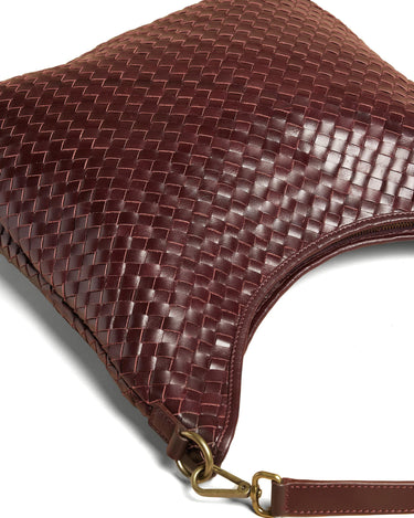 BOLSO TRENZADO MARRÓN
