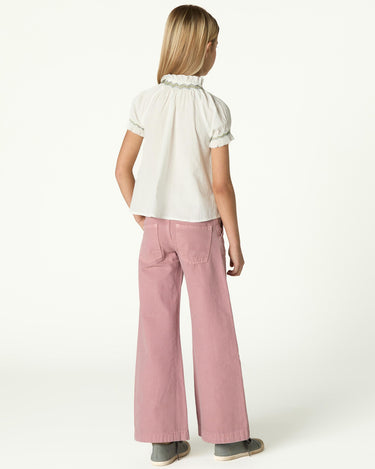 "NN" Embroidered Corduroy Trousers
