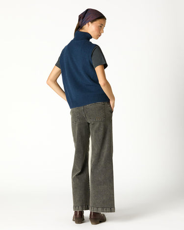 CHALECO CUELLO VUELTO MIDNIGHT