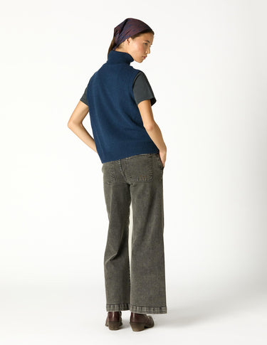 CHALECO CUELLO VUELTO MIDNIGHT
