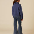 HEATHER BLUE LOOP KNIT JERSEY