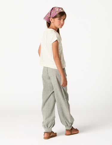 LIGHT GRAY BAGGY TROUSERS