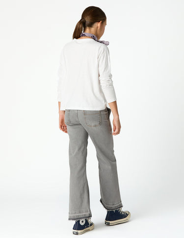 WHITE LONG SLEEVE T-SHIRT